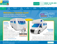 Tablet Screenshot of caravanguard.co.uk